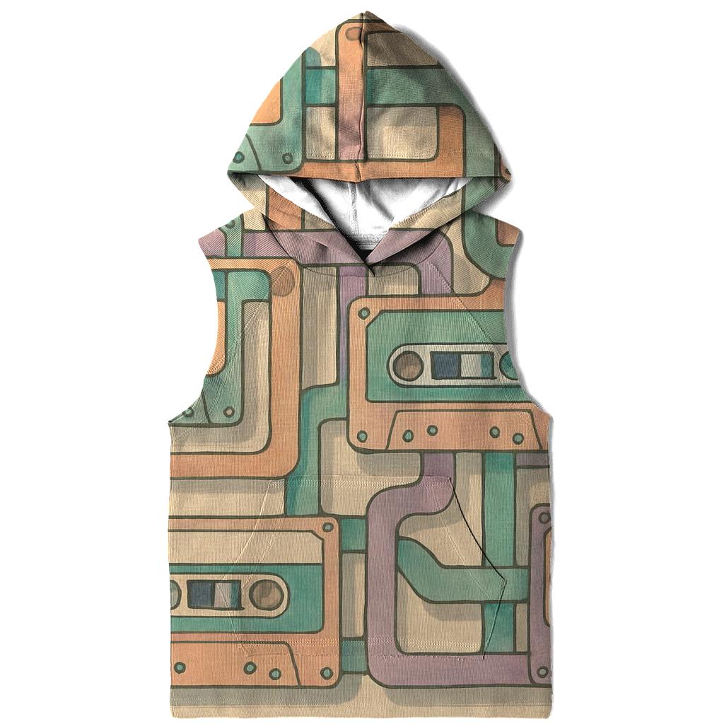 Cassette Maze Retro hoodies fashion