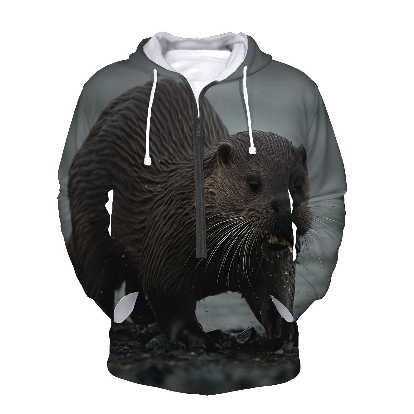 Estuary Grazer Eurasian Otter hoodie styles