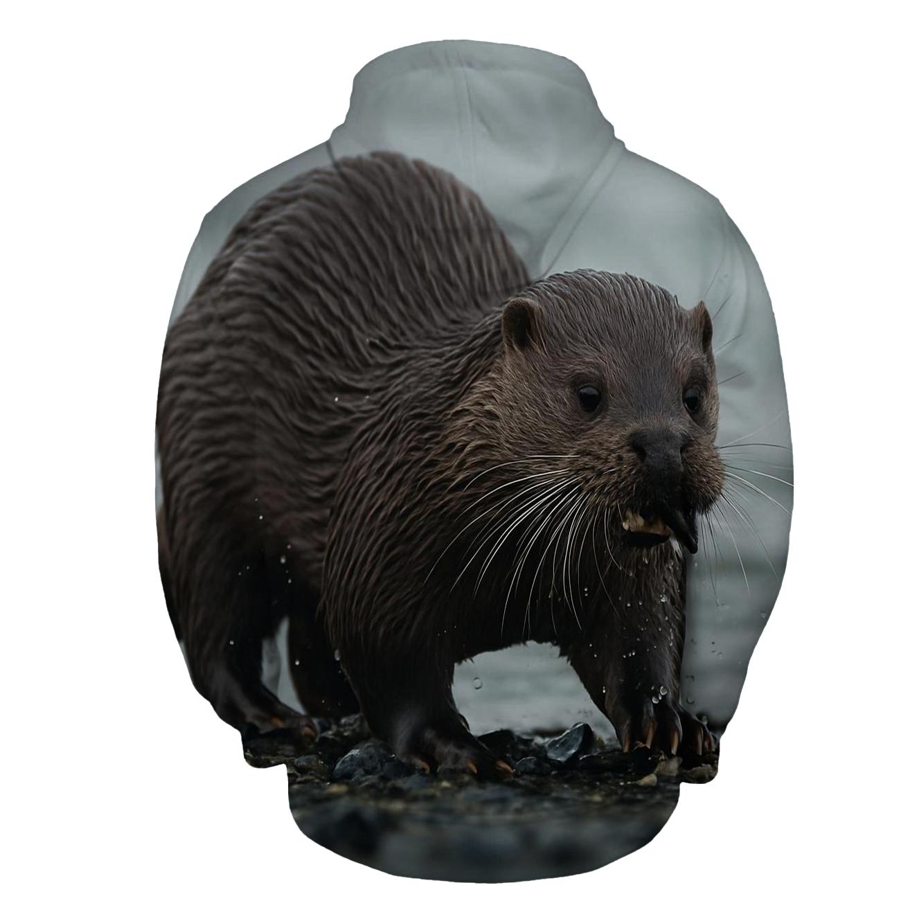 Estuary Grazer Eurasian Otter hoodie styles
