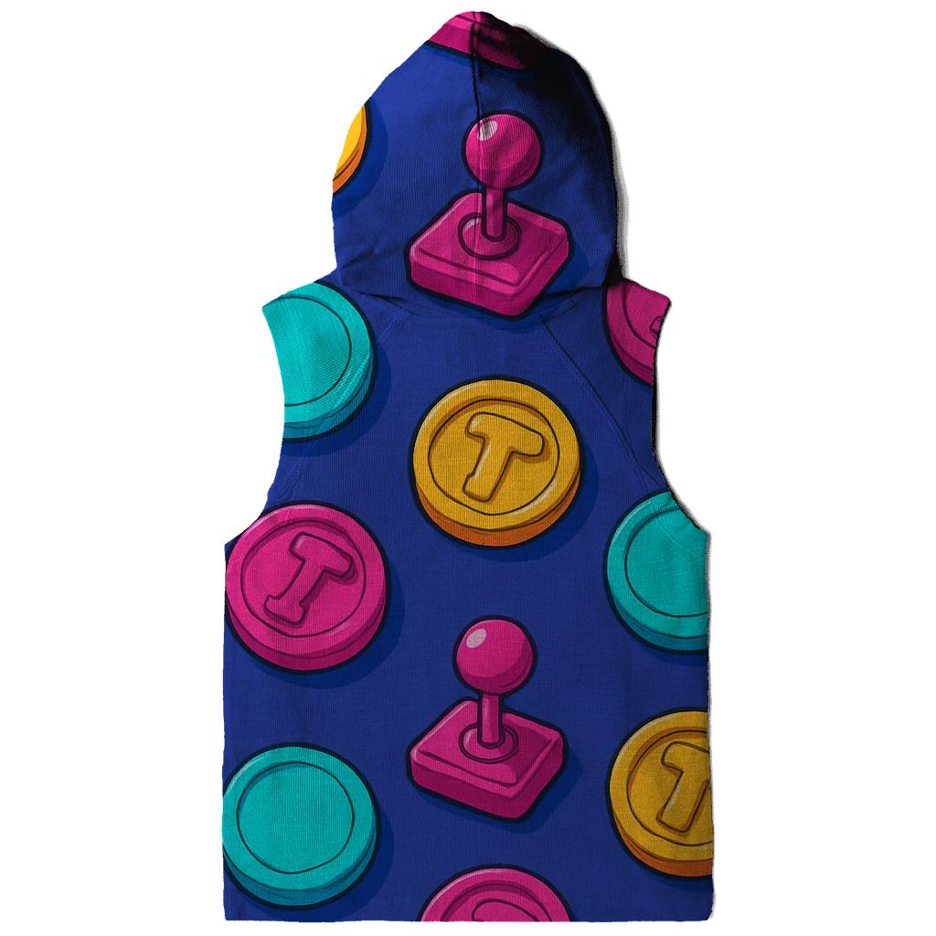 Arcade Token Pattern hoodie designs