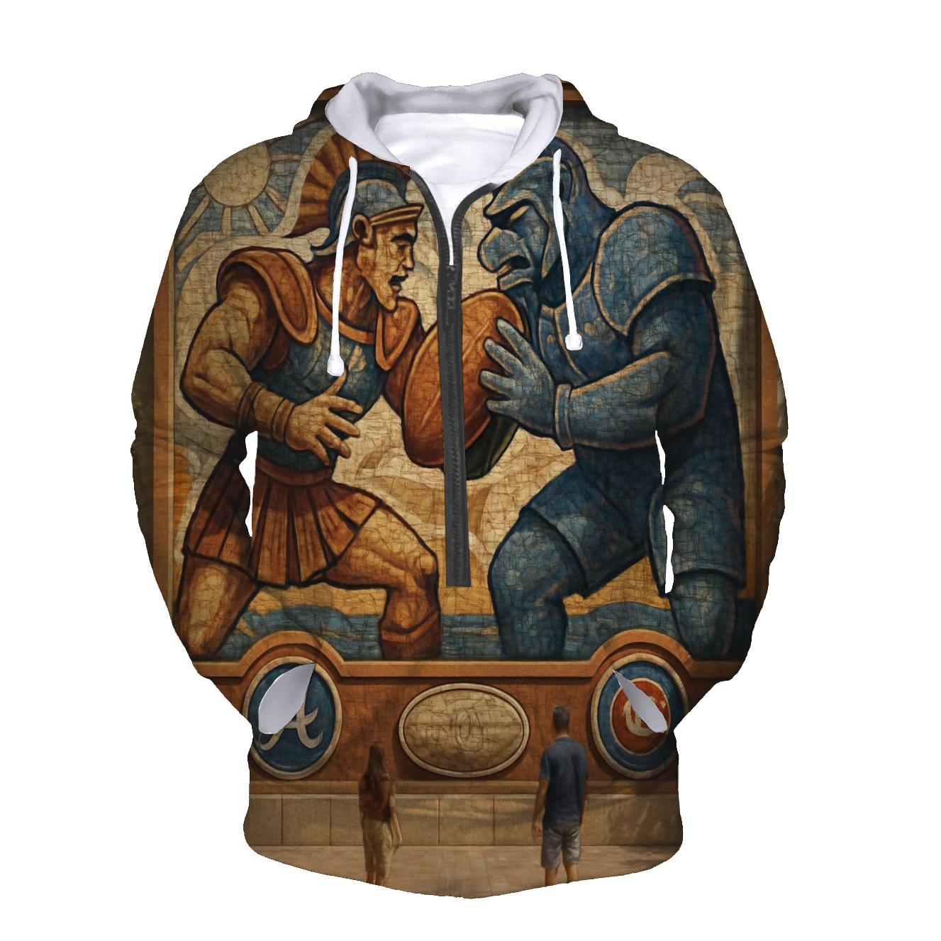 Historic Mosaic Faceoff embroidered hoodies