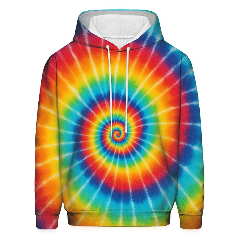 Rainbow Spiral Burst premium hoodies