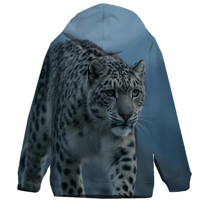 Ridge Ghost Snow Leopard graphic hoodies