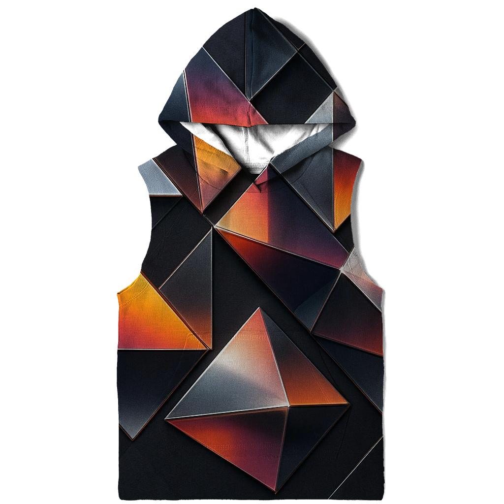 Chrome Mirage Triangles heavyweight hoodies