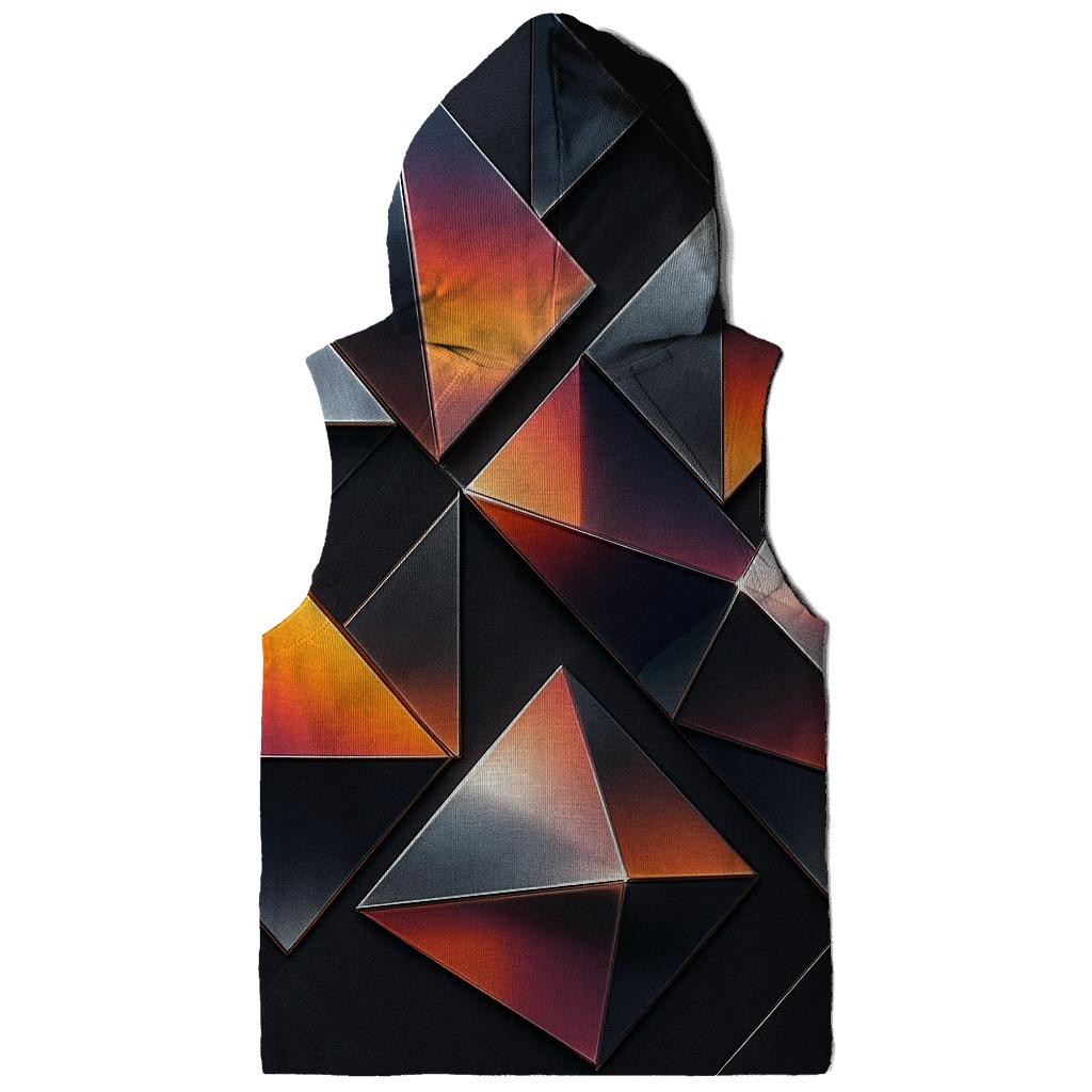 Chrome Mirage Triangles heavyweight hoodies