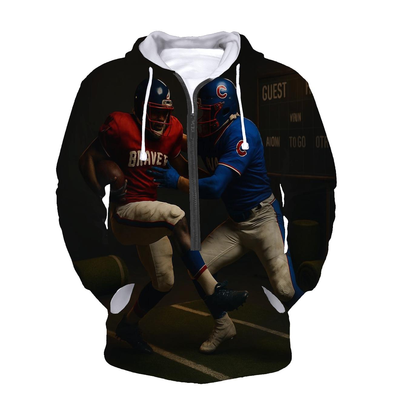 Studio Spotlight Tussle embroidered hoodies