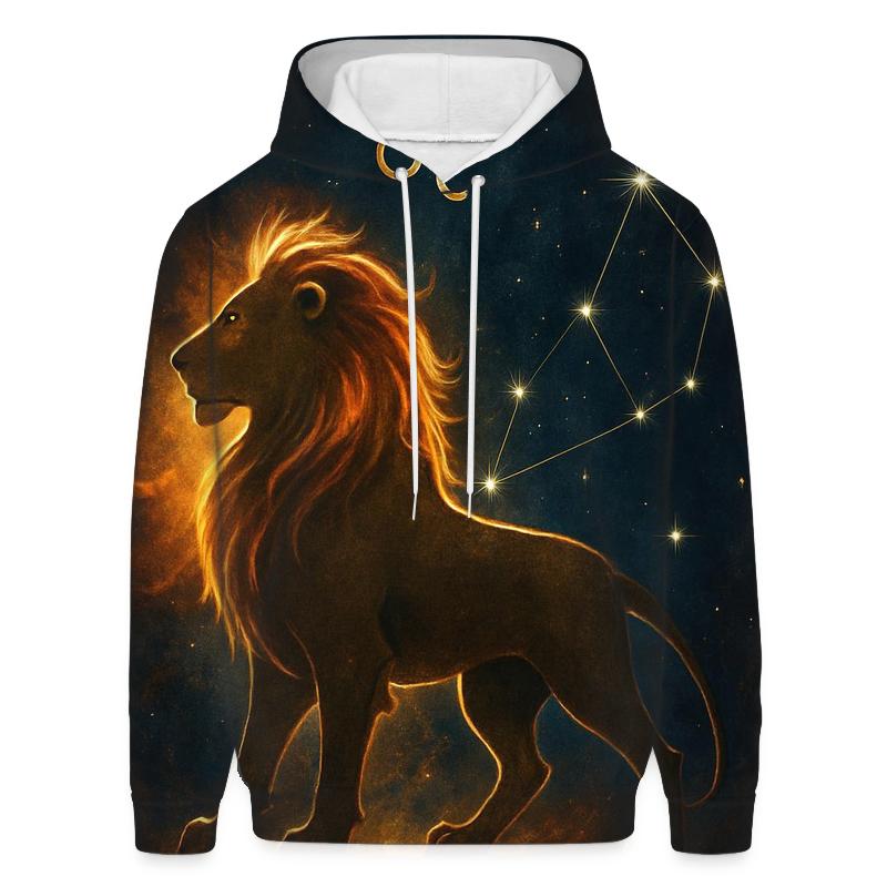 Stellar Leo Solar Flare Portrait custom hoodies