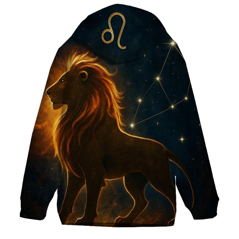 Stellar Leo Solar Flare Portrait custom hoodies
