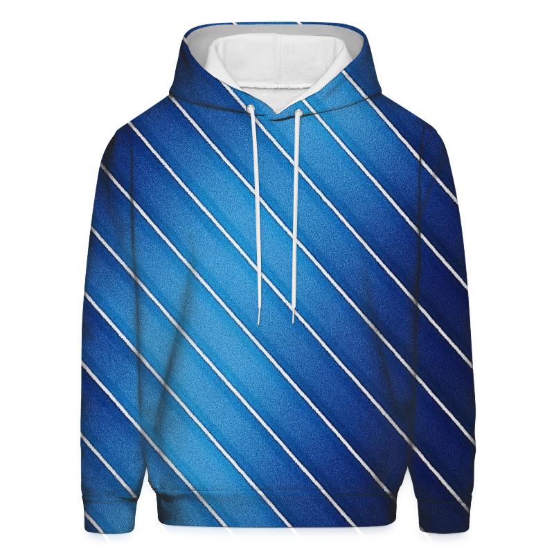 Indigo Arashi Diagonals printed hoodies