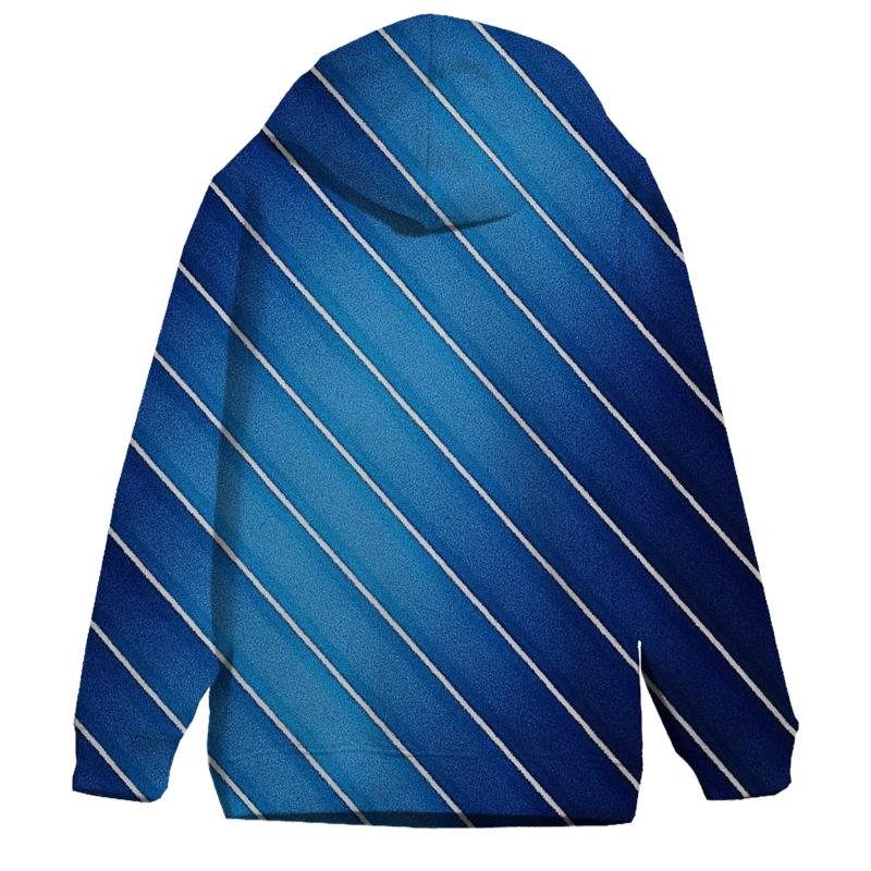 Indigo Arashi Diagonals printed hoodies