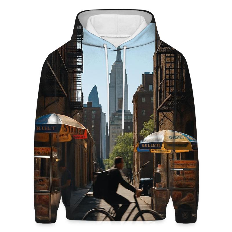 Lunch Hour Alleyway With Skyline Gap hoodie styles