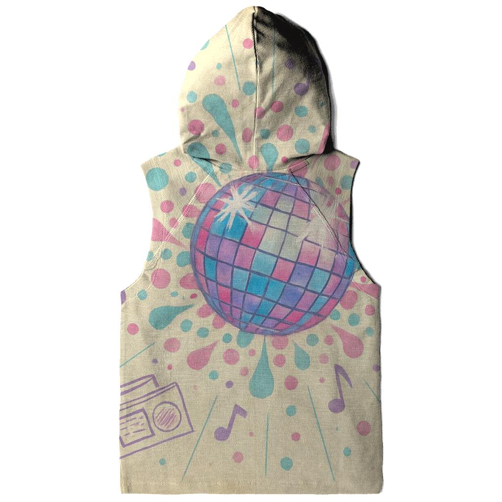 Disco Burst Confetti designer hoodies