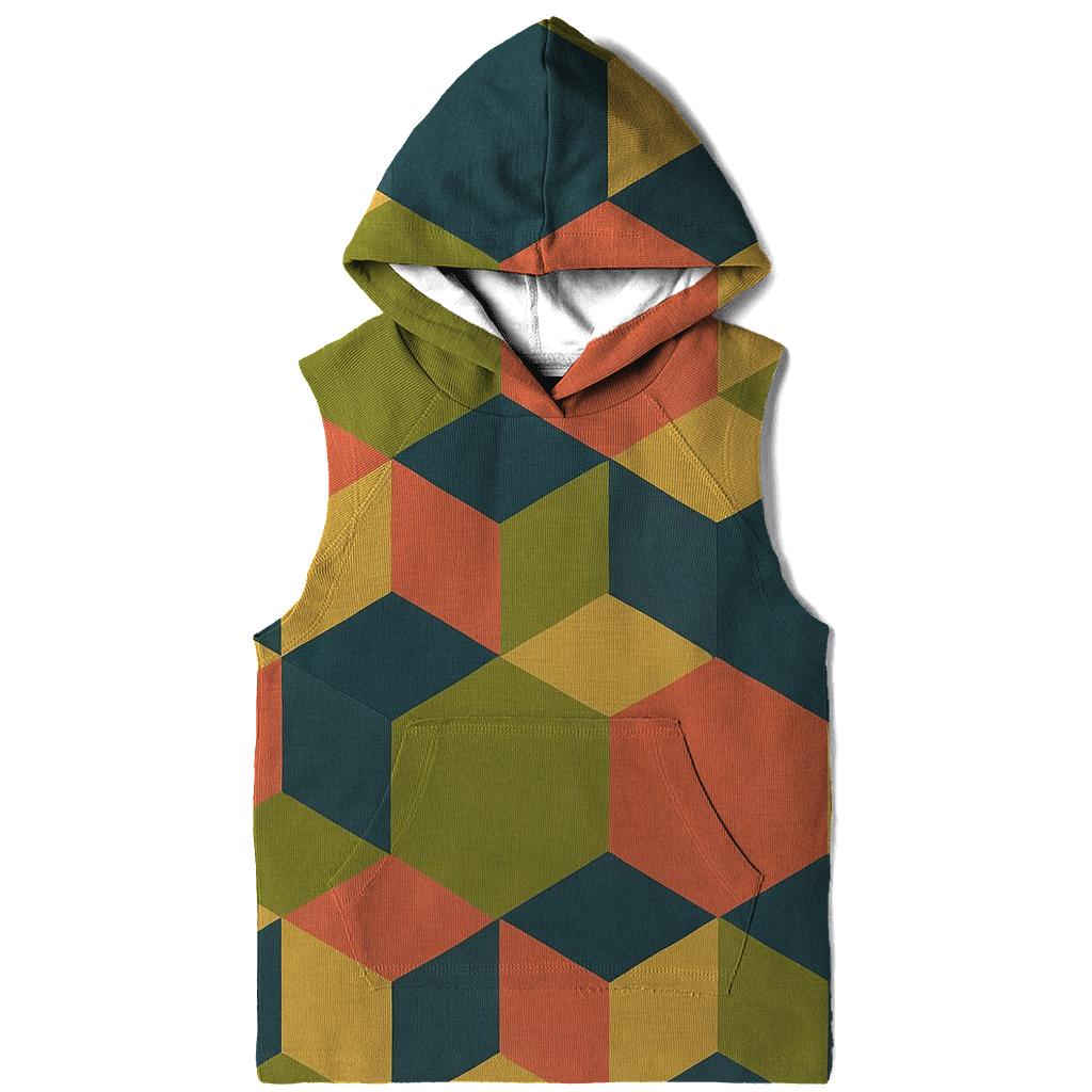 Mod Kaleidoscope Tiles lightweight hoodies