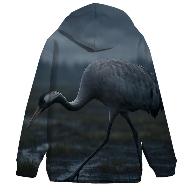 Bog Lantern Sphagnum Crane hoodie styles