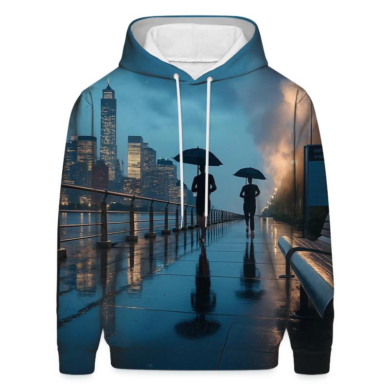 Rainwashed Riverside Twilight hoodies fashion