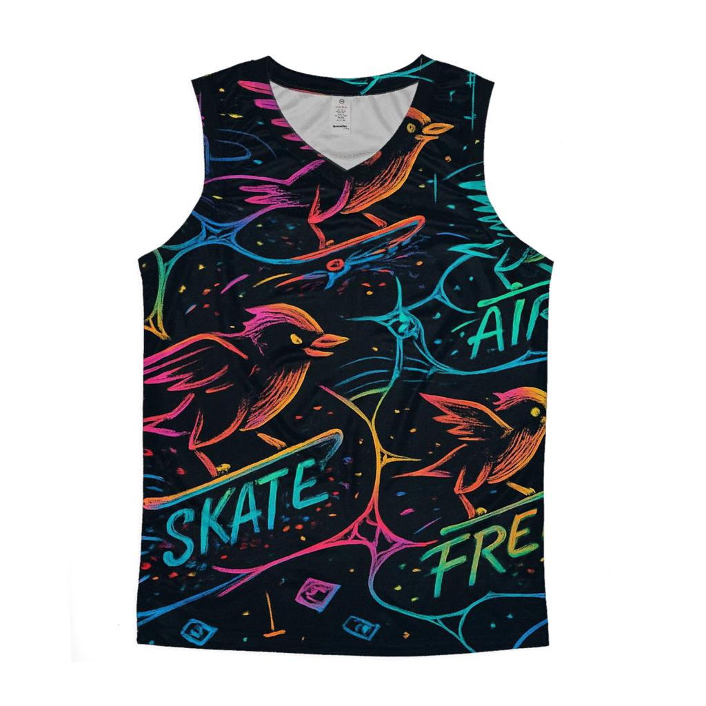 Synaptic Skate Brigade sports performance tank tops