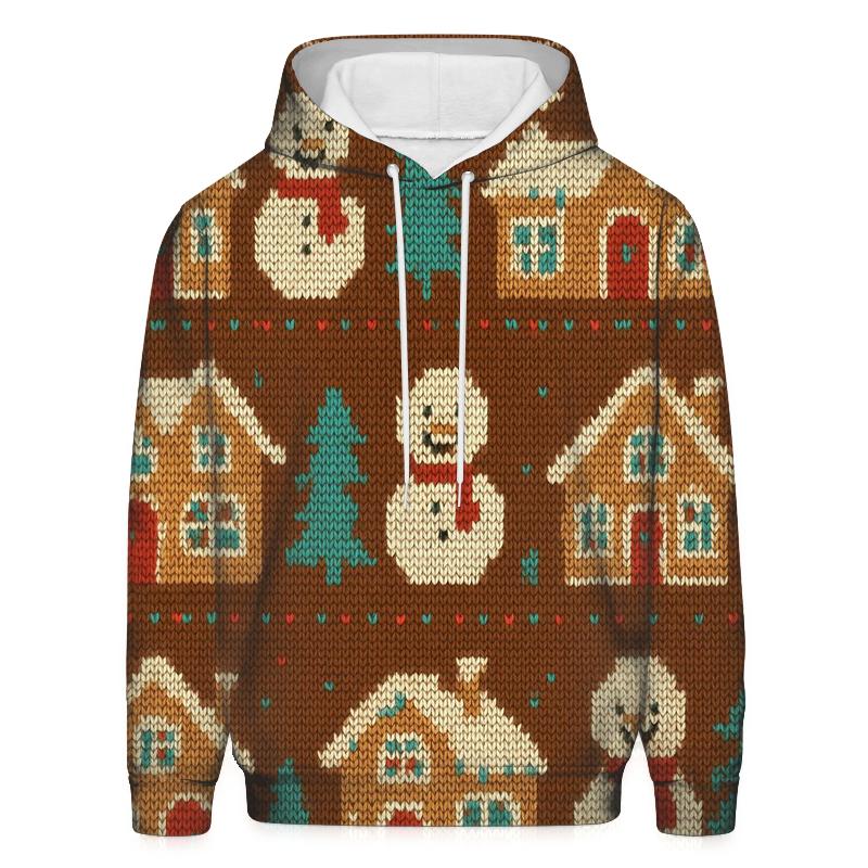 Gingerbread Village Parade Design hoodies fashion