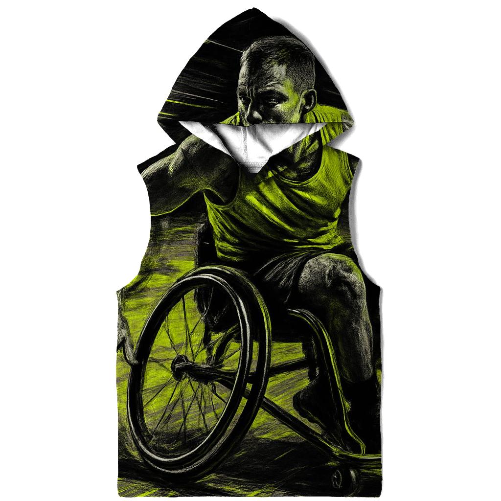 Adaptive Wheelchair Rugby Action pullover hoodies