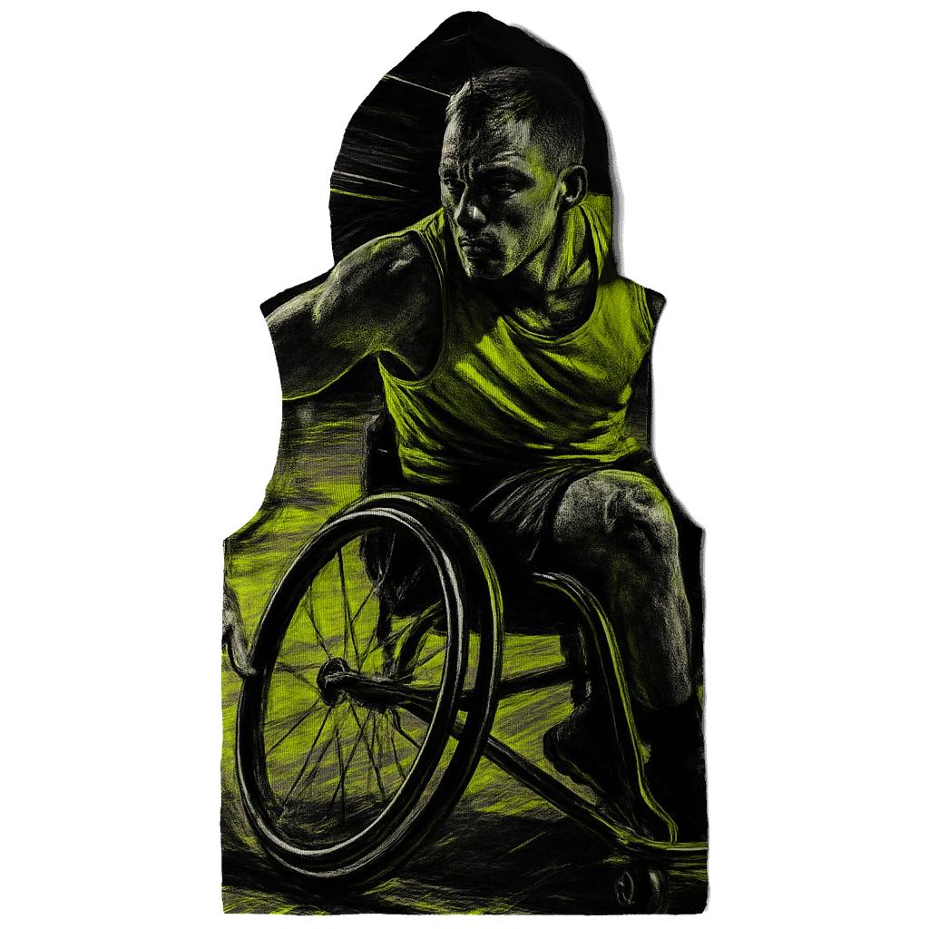 Adaptive Wheelchair Rugby Action pullover hoodies