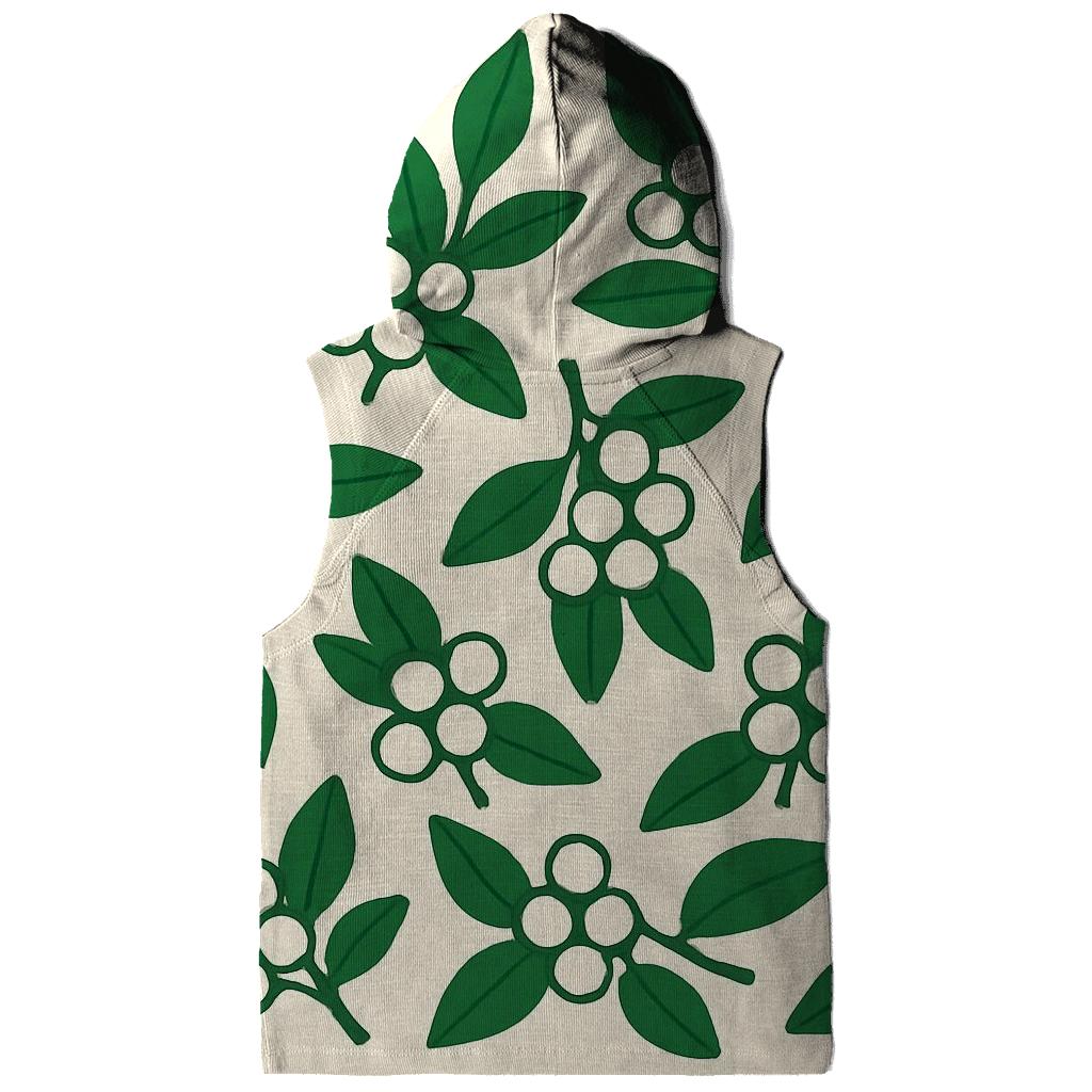 Abstract Mistletoe Geometry embroidered hoodies