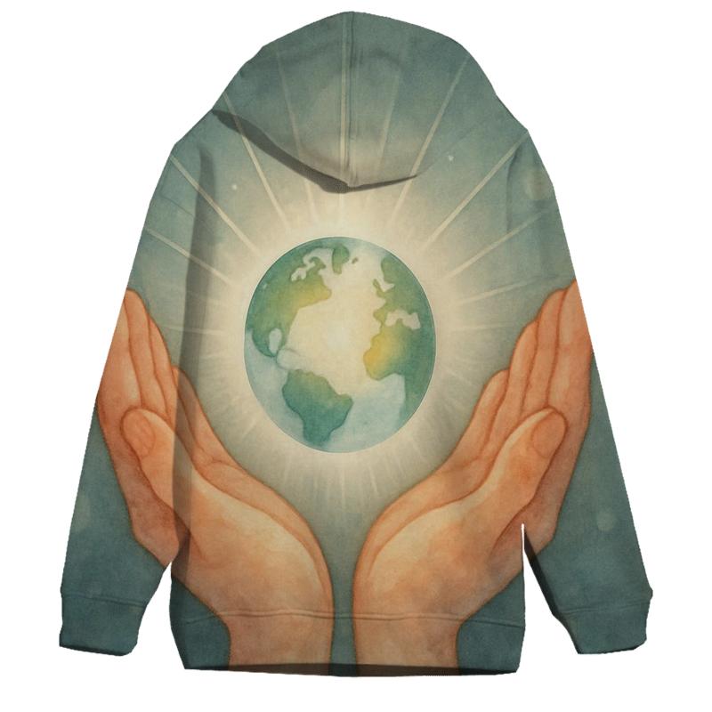 Open Hands Harbor embroidered hoodies