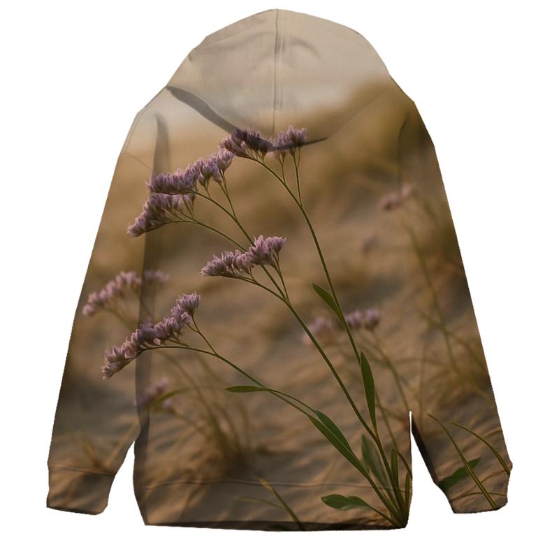 Coastal Dune Sea Lavender Drift lightweight hoodies