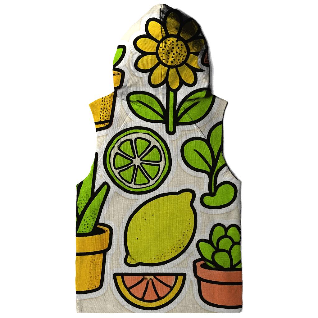 Pop Botanical Sticker Sheet heavyweight hoodies
