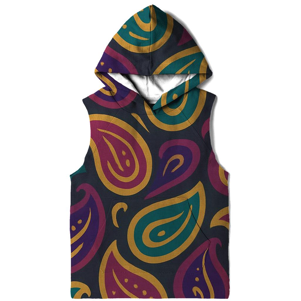 Electric Velvet Paisley hoodies fashion
