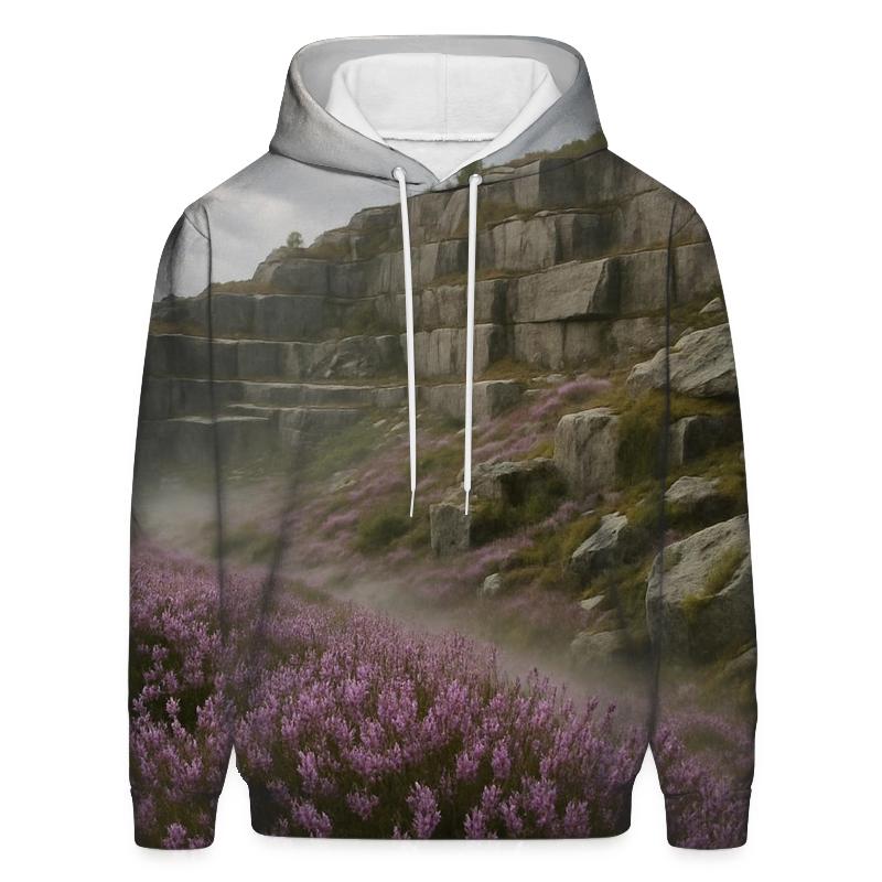Highland Heather Quarry Patch pullover hoodies