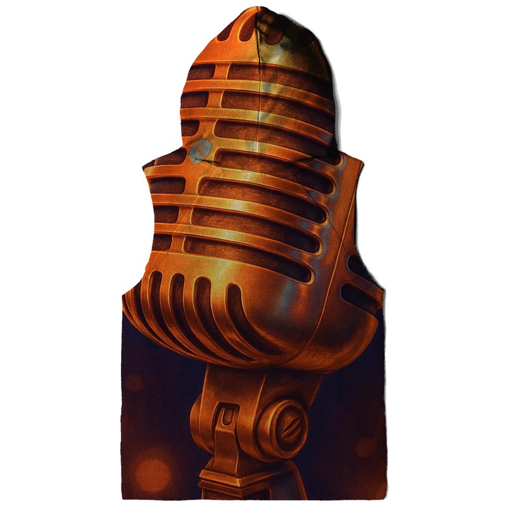Microphone Glow Portrait hoodie trends
