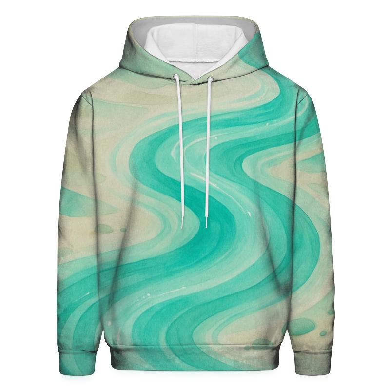Sacred Waters Flow zip-up hoodies