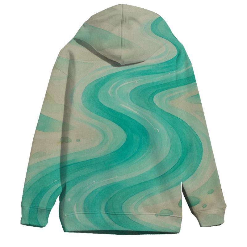 Sacred Waters Flow zip-up hoodies