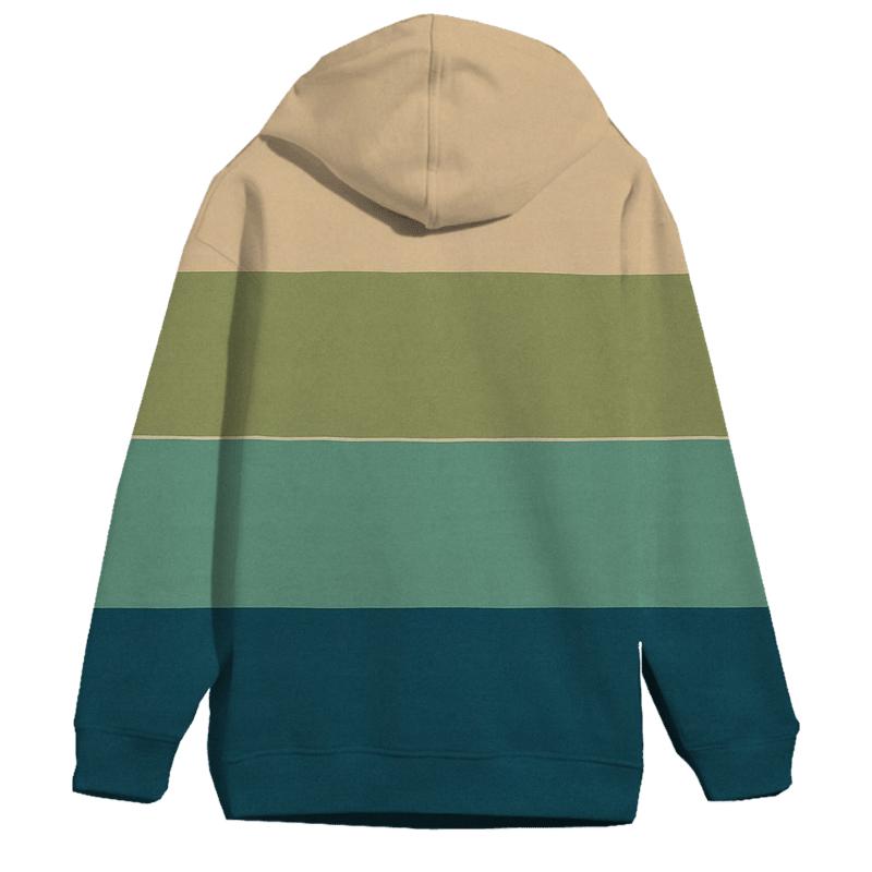 Horizon Stripe Gradient lightweight hoodies