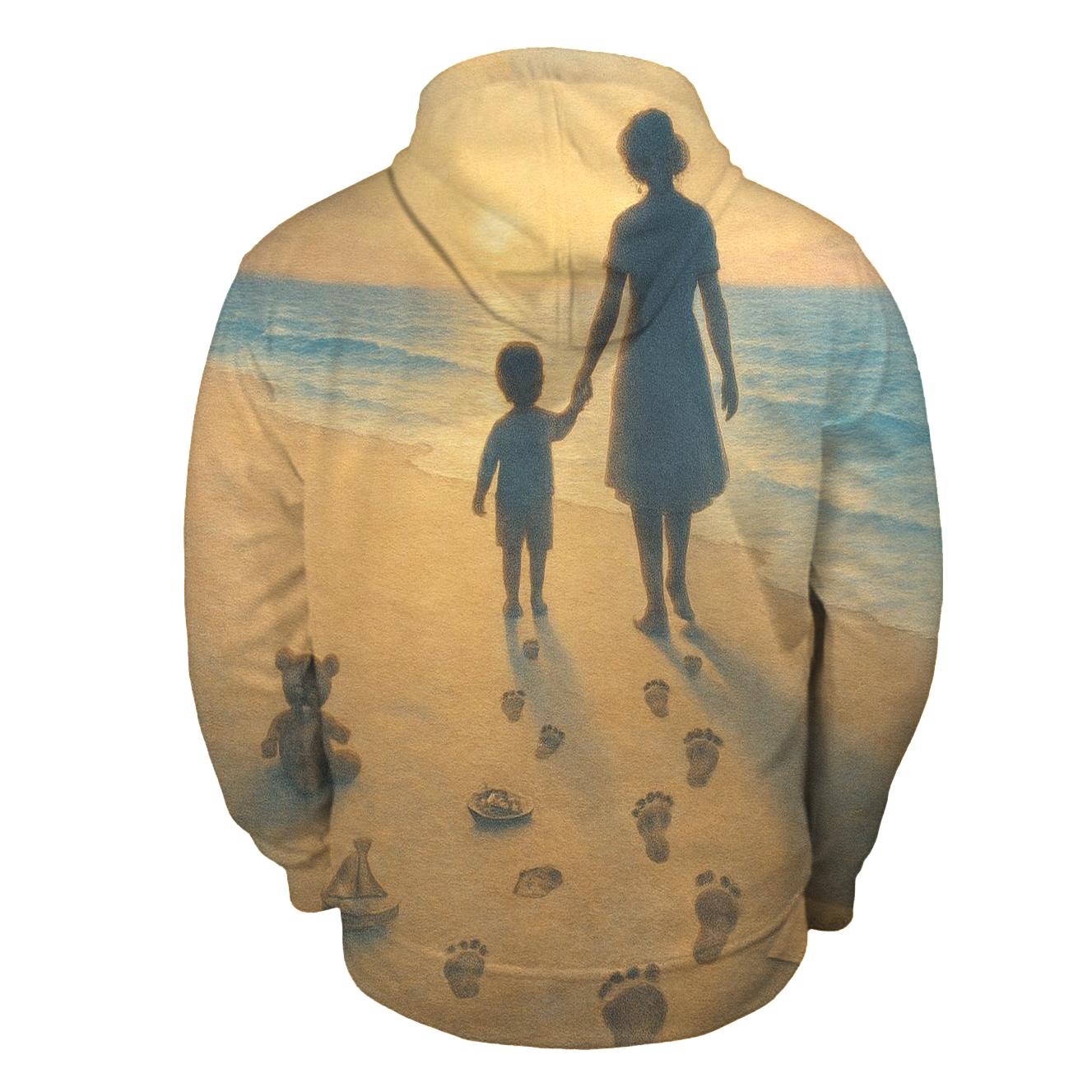 Footprints In The Heart premium hoodies