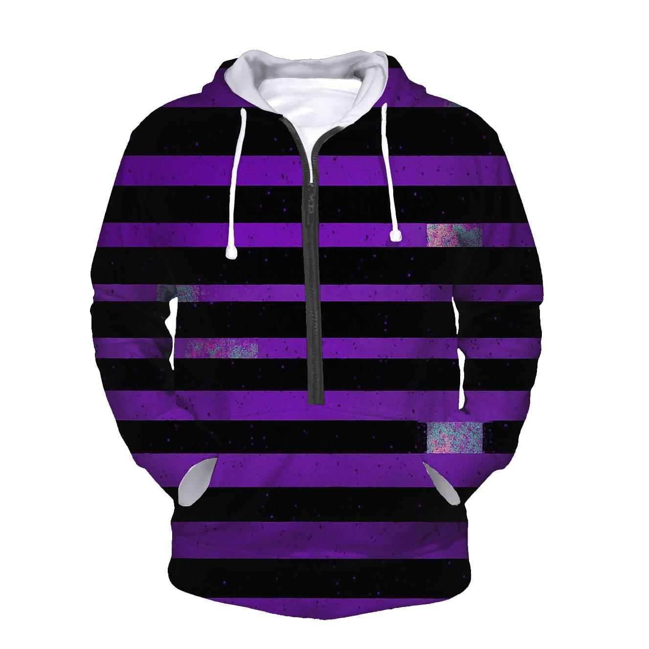 VHS Static Stripes premium hoodies