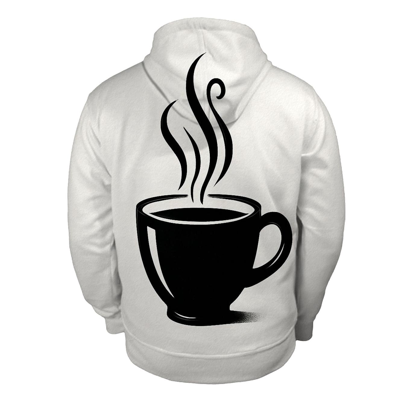 Morning Steam Outline lightweight hoodies