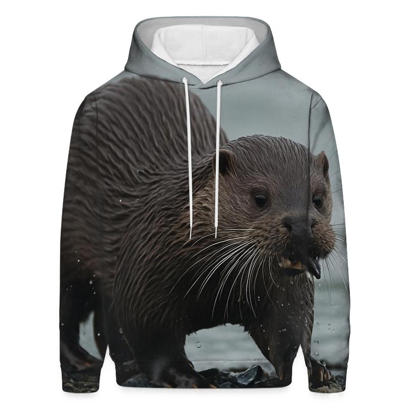 Estuary Grazer Eurasian Otter custom hoodies