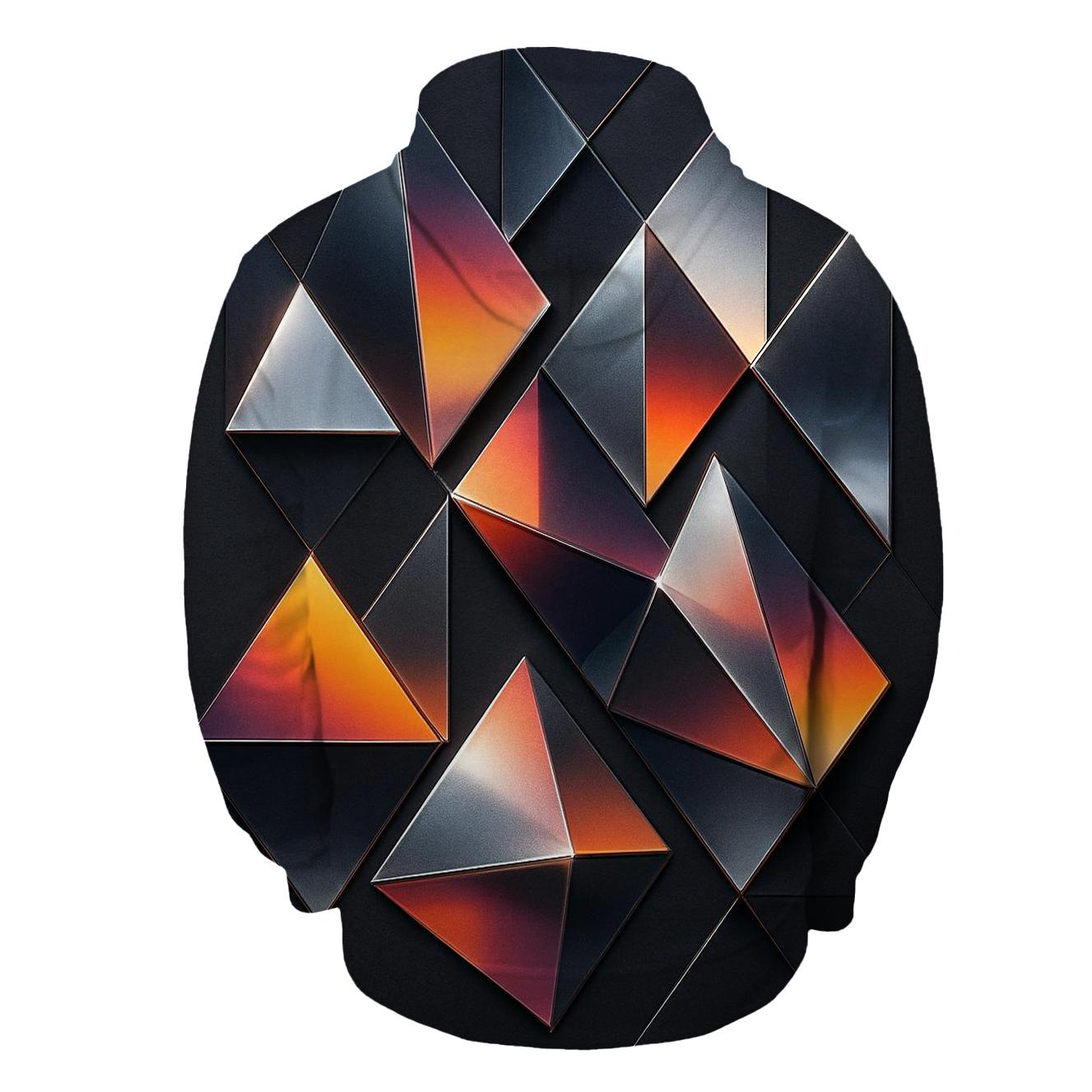 Chrome Mirage Triangles heavyweight hoodies