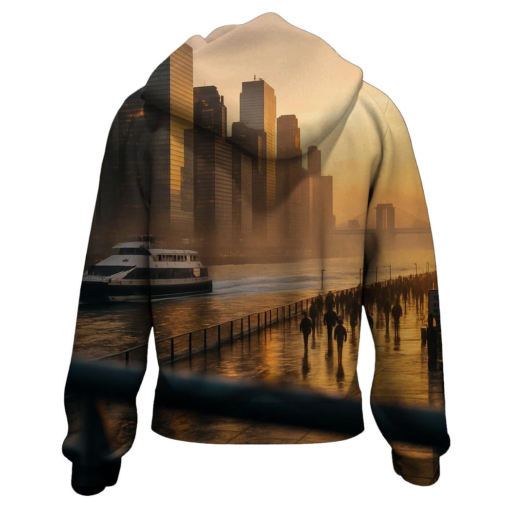 Sunrise Reflections Over Lower Manhattan hoodie trends