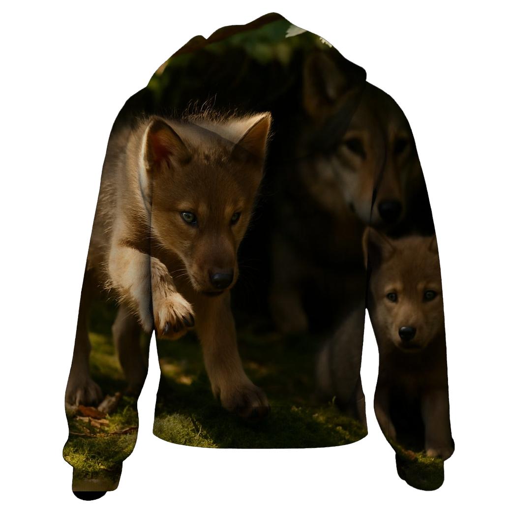 Forest Den Pup Lesson designer hoodies