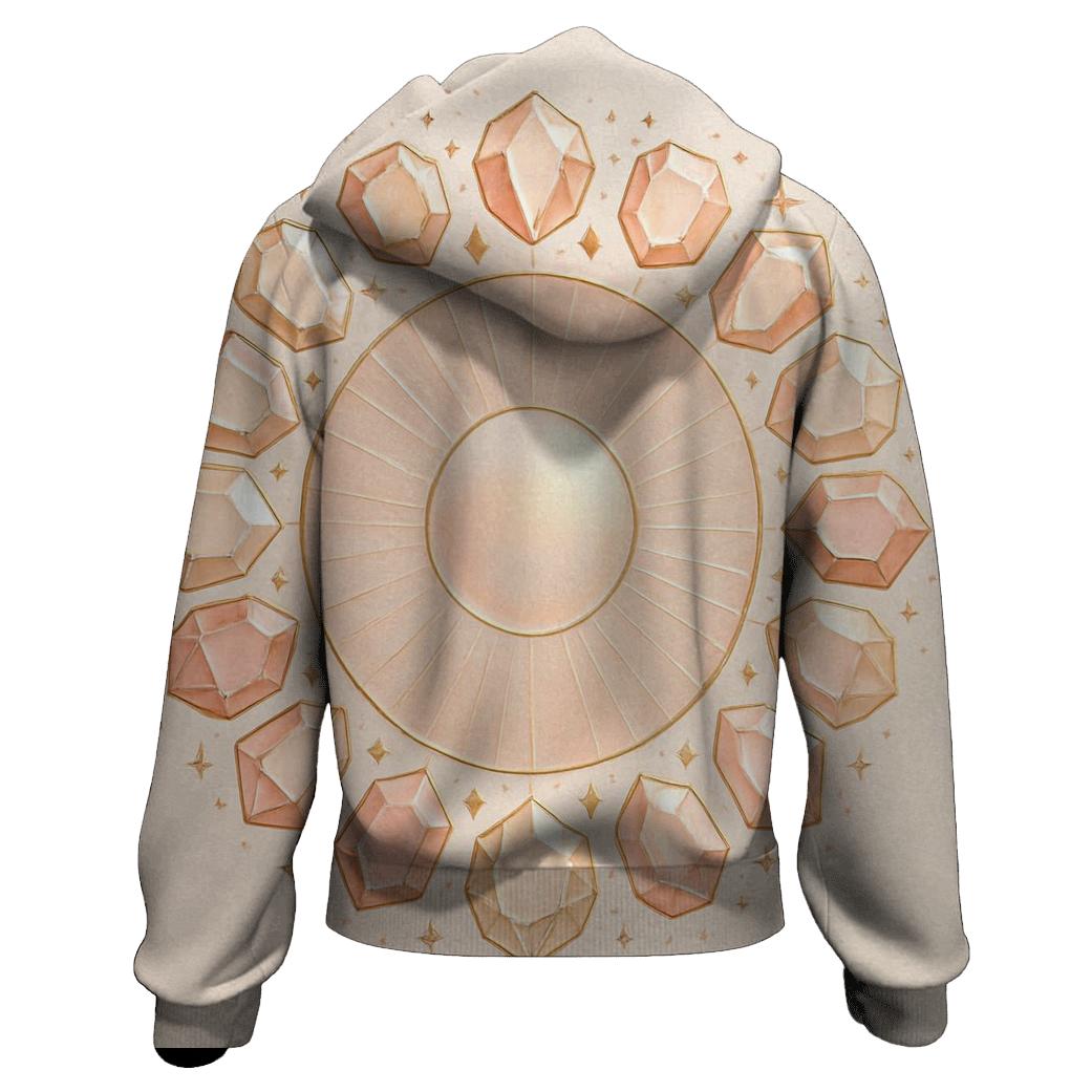Rosy Gem Halo hoodie designs