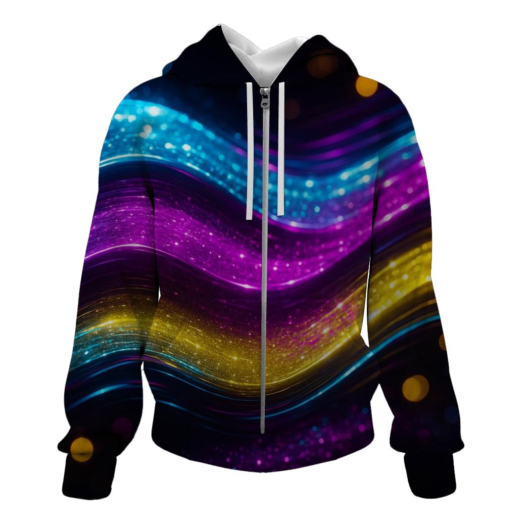 Electric Disco Ripple heavyweight hoodies