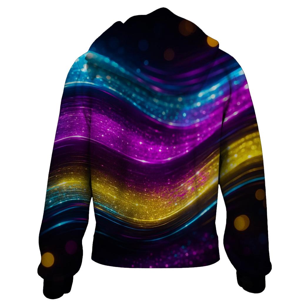 Electric Disco Ripple heavyweight hoodies