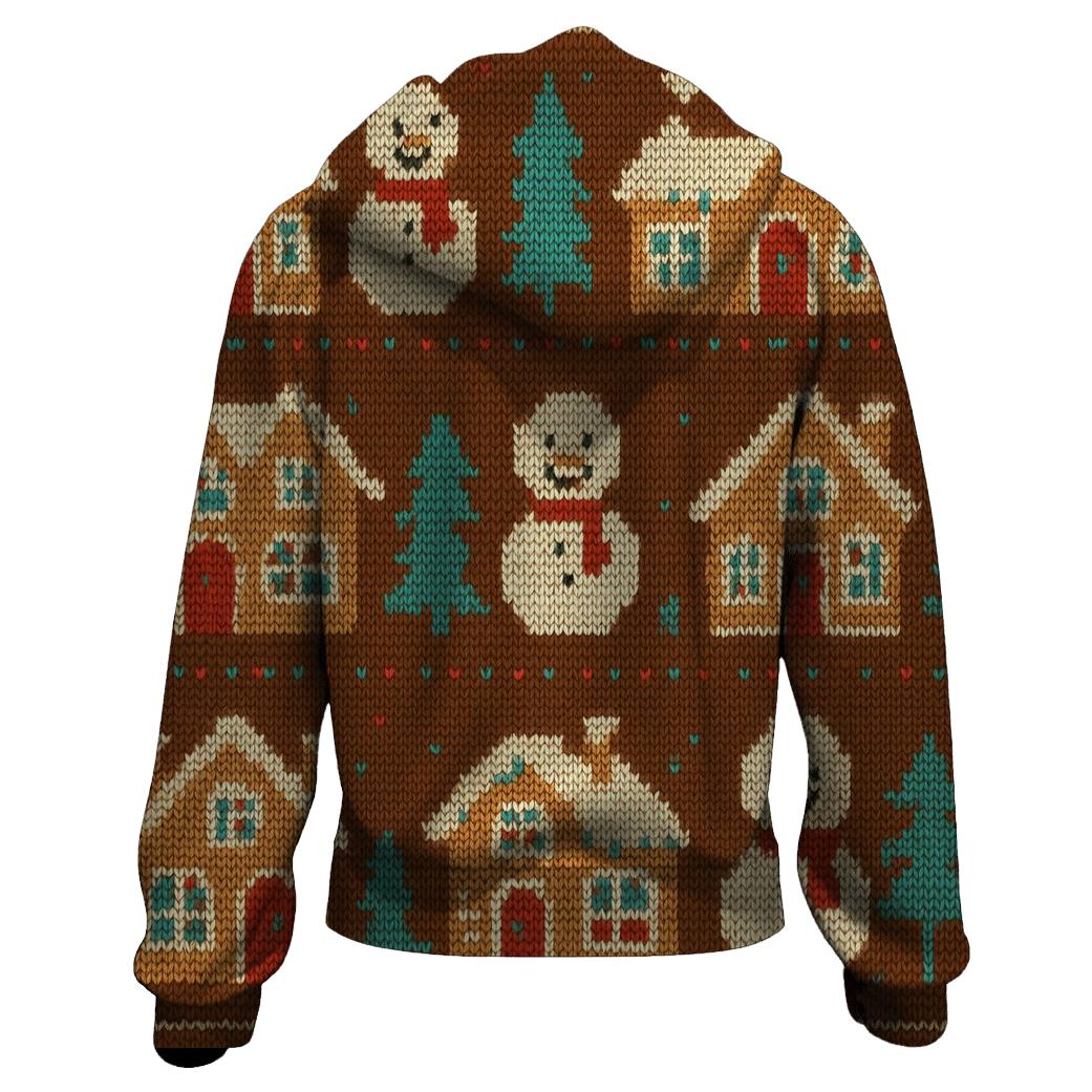 Gingerbread Village Parade Design hoodies fashion