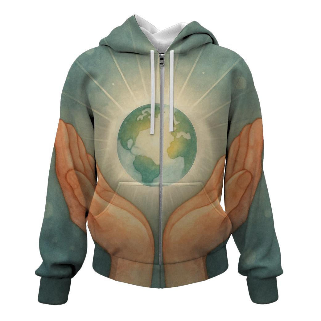 Open Hands Harbor zip-up hoodies