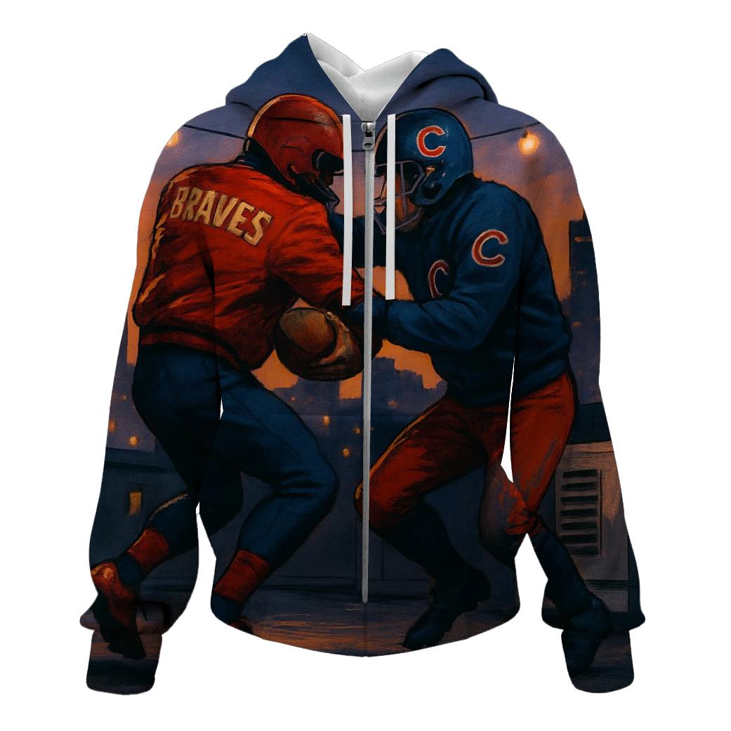 Rooftop Twilight Tackle heavyweight hoodies