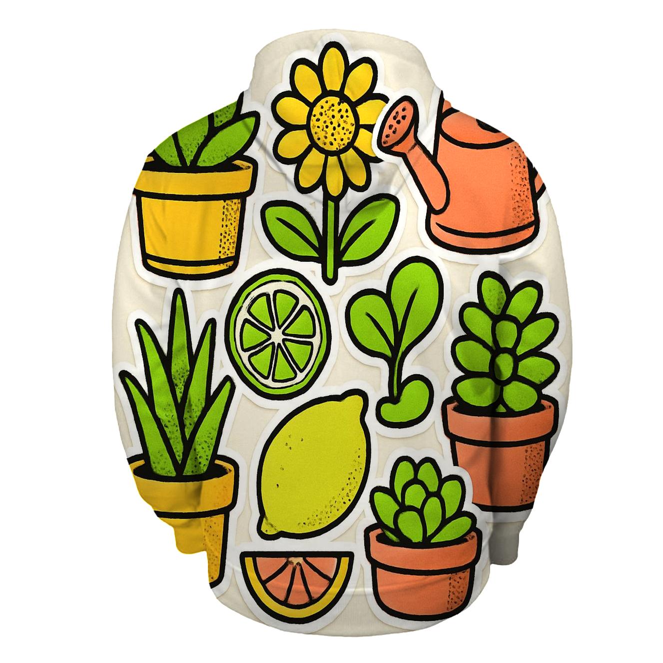 Pop Botanical Sticker Sheet hoodie designs