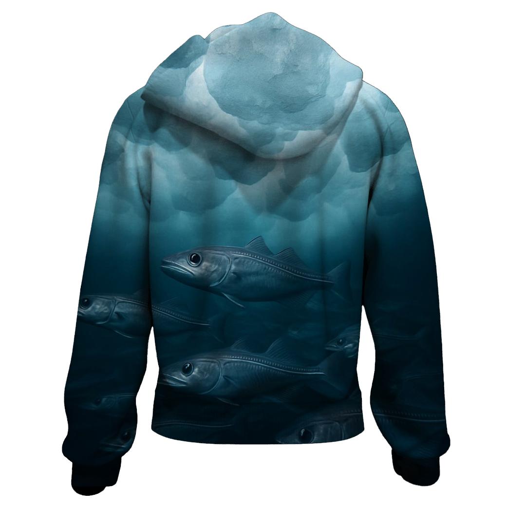 Under-Ice Forage Arctic Cod designer hoodies