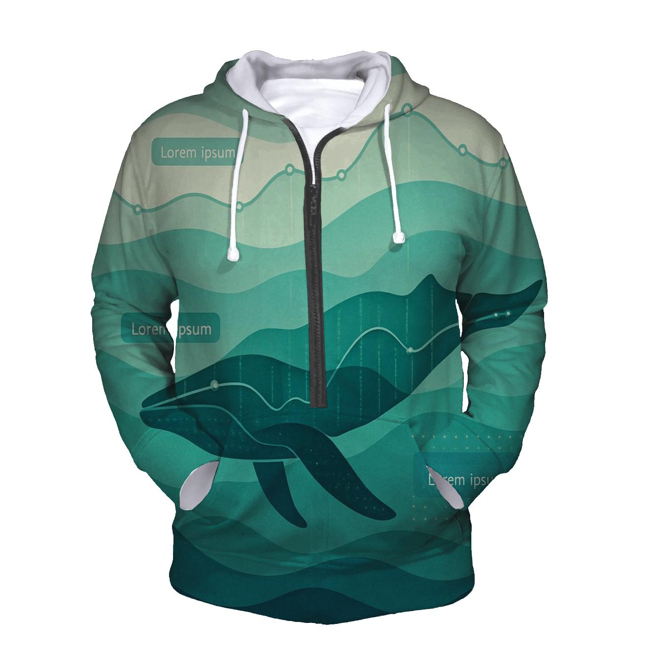 Oceanic Data Wave hoodie styles