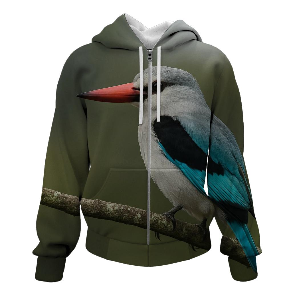 Mangrove Sentinel Mangrove Kingfisher printed hoodies